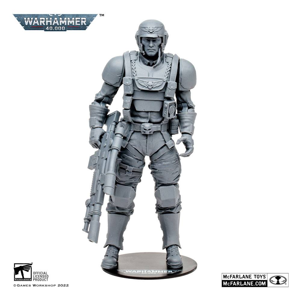 Veteran Guardsman Warhammer 40k: Darktide Actionfigur (Artist Proof) 18 cm Verpackung leicht beschädigt