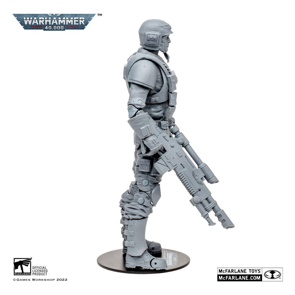 Veteran Guardsman Warhammer 40k: Darktide Actionfigur (Artist Proof) 18 cm Verpackung leicht beschädigt