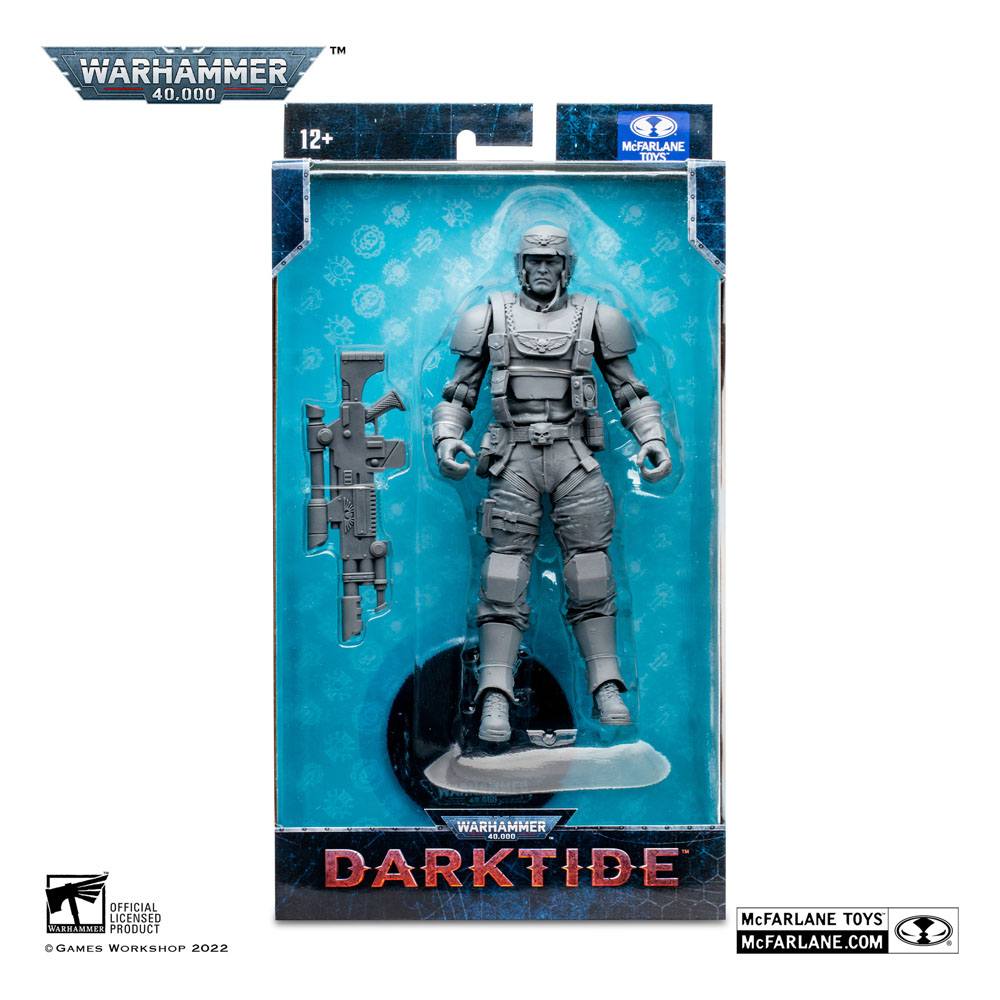 Veteran Guardsman Warhammer 40k: Darktide Actionfigur (Artist Proof) 18 cm Verpackung leicht beschädigt