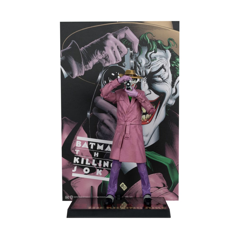 DC Multiverse McFarlane Cover Recreations Actionfigur The Joker (Batman: The Killing Joke) (Gold Label) 18 cm