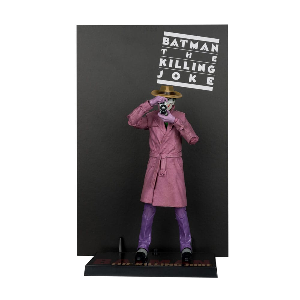 DC Multiverse McFarlane Cover Recreations Actionfigur The Joker (Batman: The Killing Joke) (Gold Label) 18 cm