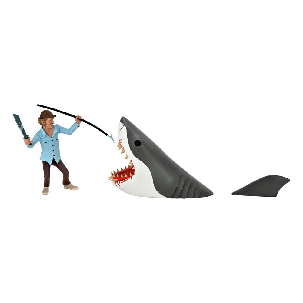Toony Terrors Jaws + Quint, Der weiße Hai Actionfiguren Doppelpack 15 cm