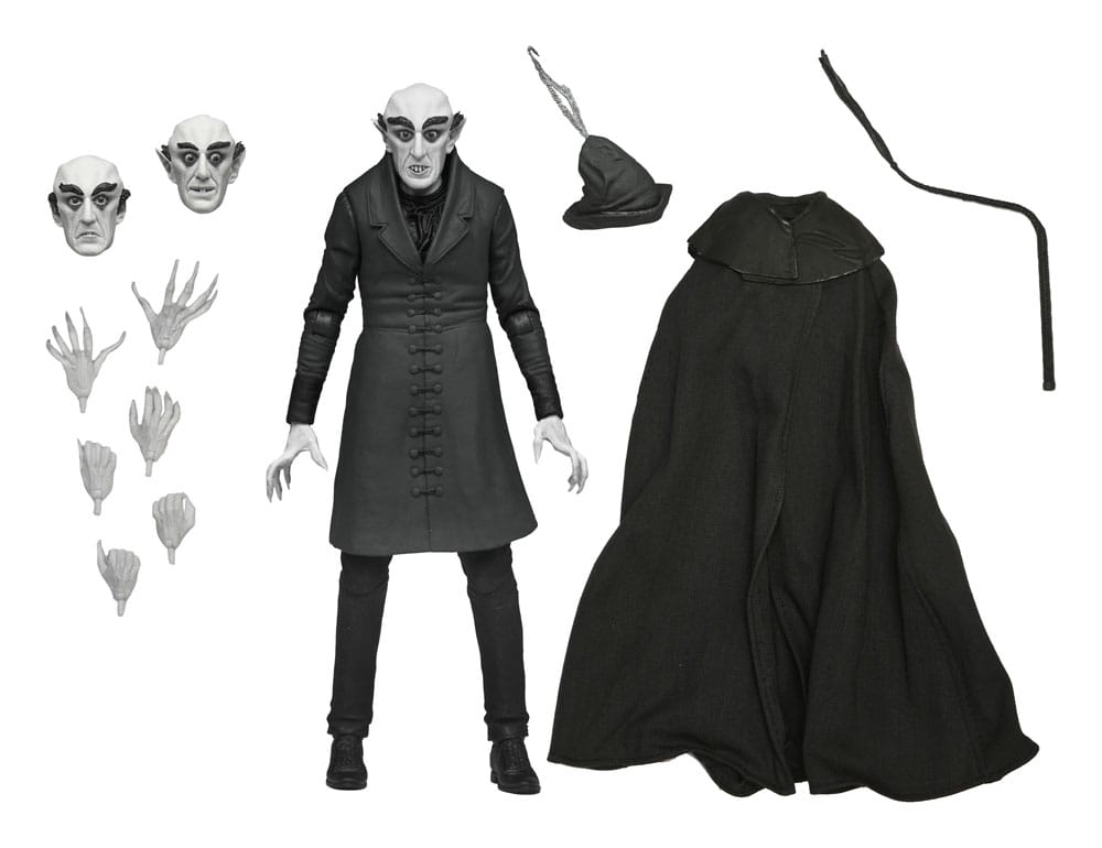 Nosferatu Actionfigur Ultimate Count Orlok 18 cm Black &amp; White
