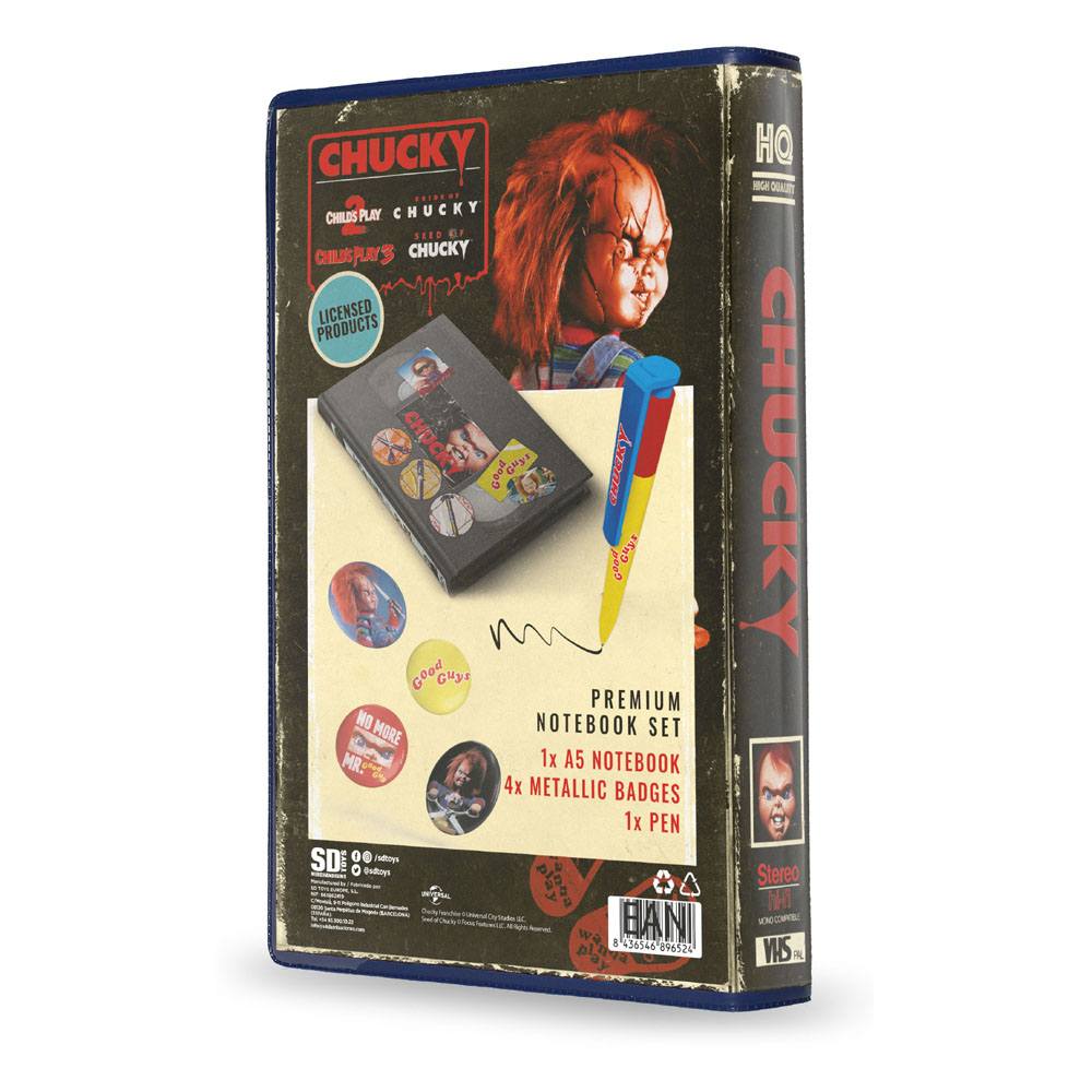 Chucky Schreibset 6-teilig VHS