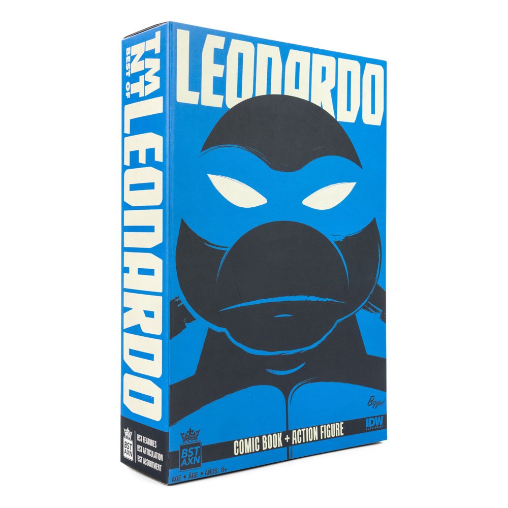 Leonardo Teenage Mutant Ninja Turtles BST AXN x IDW Actionfigur Comic Exclusive 13 cm